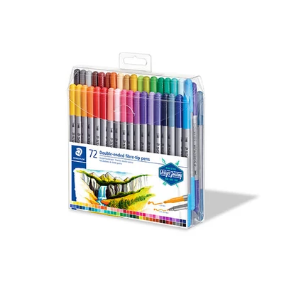 Marker în set, Staedtler, Design Journey, cu două vârfuri - 72 buc