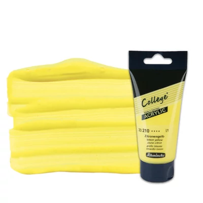 Schmincke College vopsea acrilică, 75 ml - 210, lemon yellow