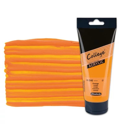 Schmincke College vopsea acrilică, 200 ml - 240, orange