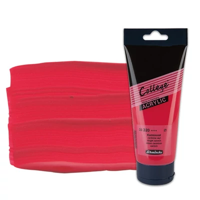 Schmincke College vopsea acrilică, 200 ml - 320, carmine red