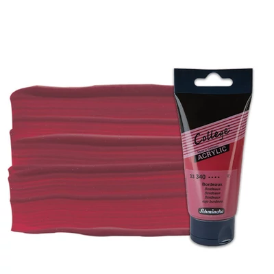 Schmincke College vopsea acrilică, 75 ml - 340, bordeaux