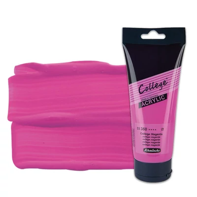 Schmincke College vopsea acrilică, 200 ml - 350, college magenta