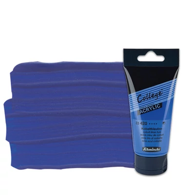 Schmincke College vopsea acrilică, 75 ml - 420, cobalt blue hue