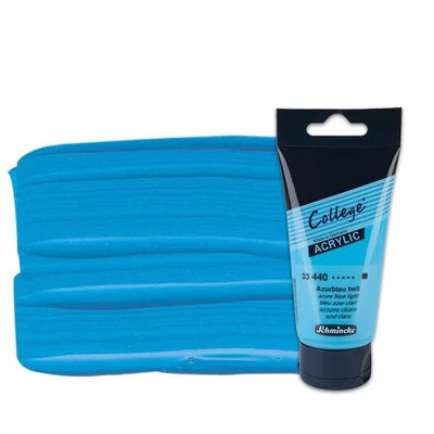 Schmincke College vopsea acrilică, 75 ml - 440, azure blue light