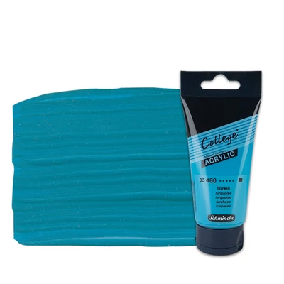 Schmincke College vopsea acrilică, 75 ml - 460, turquoise