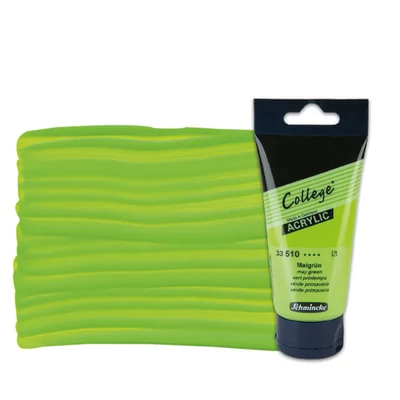 Schmincke College vopsea acrilică, 75 ml - 510, may green
