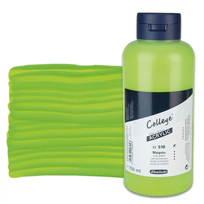 Schmincke College vopsea acrilică, 750 ml - 510, may green