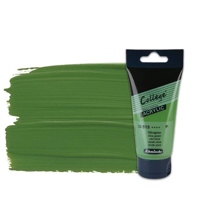 Schmincke College vopsea acrilică, 75 ml - 515, olive green