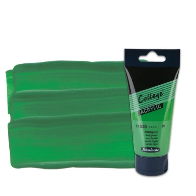 Schmincke College vopsea acrilică, 75 ml - 520, leaf green