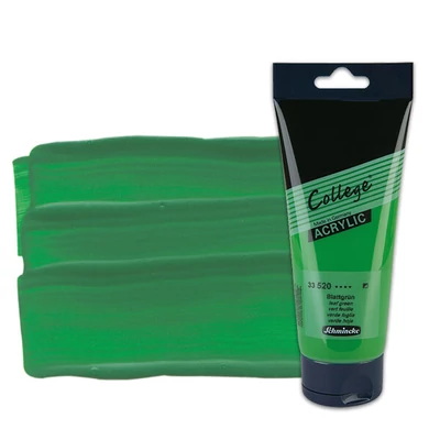 Schmincke College vopsea acrilică, 200 ml - 520, leaf green