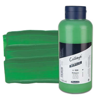 Schmincke College vopsea acrilică, 750 ml - 520, leaf green