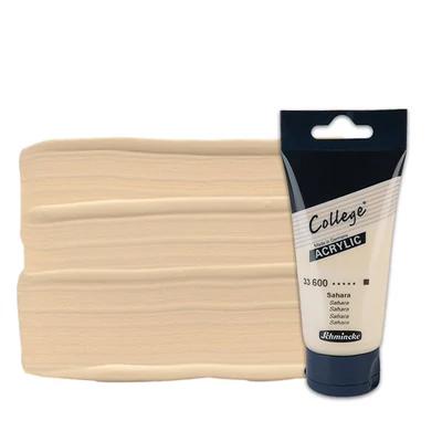 Schmincke College vopsea acrilică, 75 ml - 600, sahara