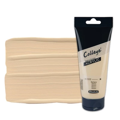 Schmincke College vopsea acrilică, 200 ml - 600, sahara