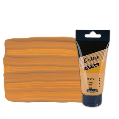Schmincke College vopsea acrilică, 75 ml - 610, ochre
