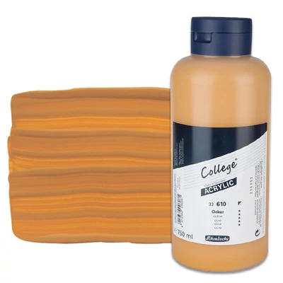 Schmincke College vopsea acrilică, 750 ml - 610, ochre