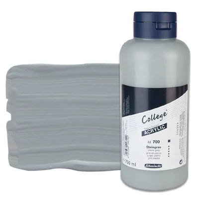 Schmincke College vopsea acrilică, 750 ml - 700, stone grey