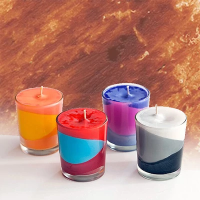 Tijă de colorat lumânări - galben natural