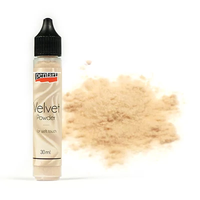 Pudră cu efect catifea, 30 ml - bej, 4 g