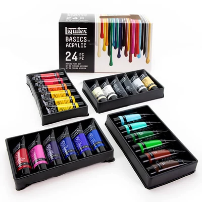 Liquitex Basics set vopsea acrilică - 24x22 ml