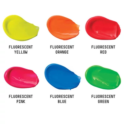 Liquitex Basics set vopsea acrilică - 6x22 ml, culori fluorescente