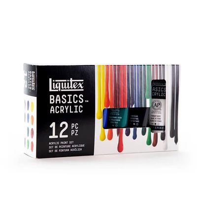Liquitex Basics set vopsea acrilică - 12x22 ml