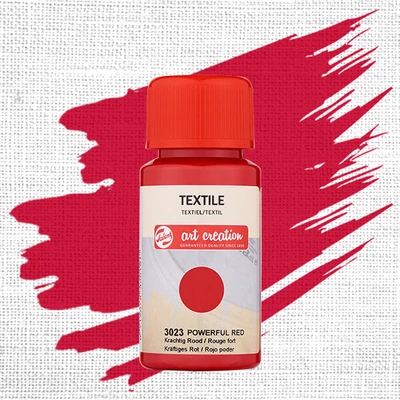 Vopsea textil Art Creation pentru materiale de culoare deschisă - 3023 Powerful red