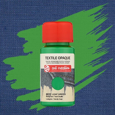 Vopsea textil Art Creation pentru materiale de culoare închisă - 6032 Leaf green opaque