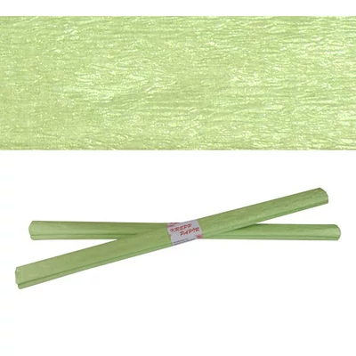 Hârtie creponată, 50x200 cm - sidef, verde