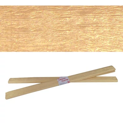 Hârtie creponată, 50x200 cm - sidef, auriu