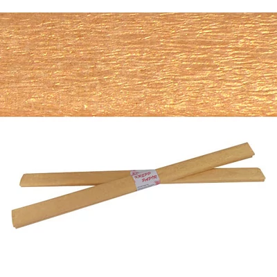 Hârtie creponată, 50x200 cm - sidef, auriu antic