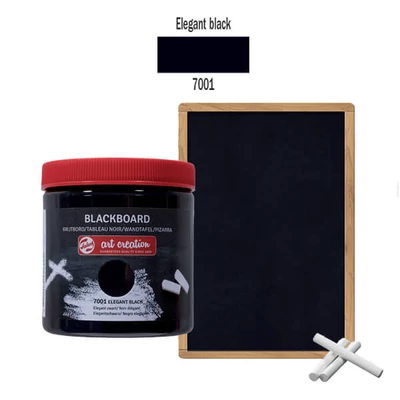 Vopsea pentru tablă, Art Creation, 250 ml - 7001 Negru elegant