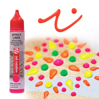 Art Creation Effect Liner, univerzális 3D festéktoll, 28 ml - 6034 Fresh green