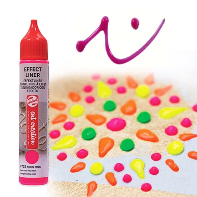 Art Creation Effect Liner, univerzális 3D festéktoll, 28 ml - 6034 Fresh green