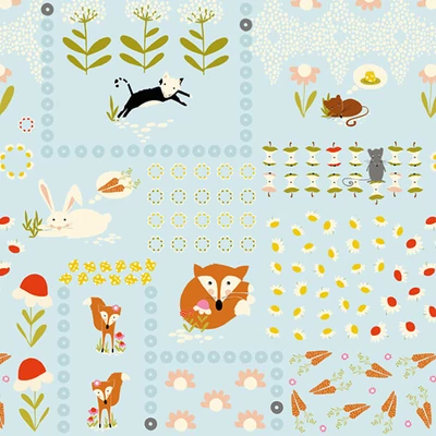 Material patchwork  - Stof - Daydreamers 4500-271 Panel, 60cm