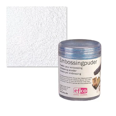 Pulbere de gofrare, pulbere embossing - alb
