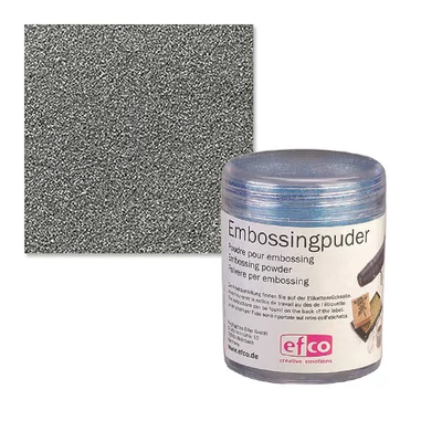 Pulbere de gofrare, pulbere embossing - argintiu