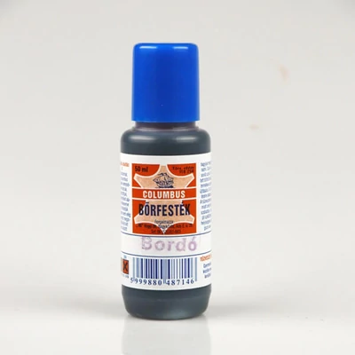 Vopsea pentru piele Columbus - 50 ml - visiniu