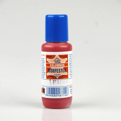 Vopsea pentru piele Columbus - 50 ml - roșu