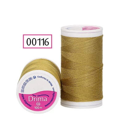 Ață de cusut Drima, poliester, 100 m - 00116