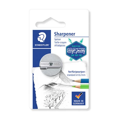Ascuțitor, Staedtler, Design Journey, două găuri, metal