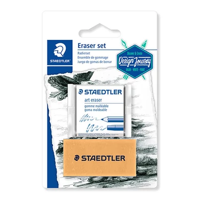 Set gume de șters, Staedtler, Design Journey - 2 buc