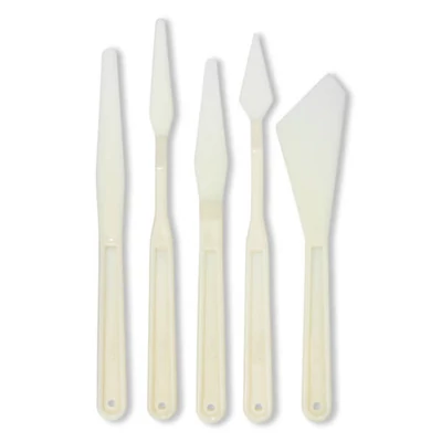 Set cuțite de vopsea, plastic - 5 buc