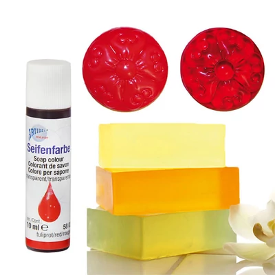 Săpun  lichid colorant, 10 ml - rosu