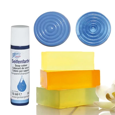 Săpun lichid colorant, 10 ml - albastru de gențiană