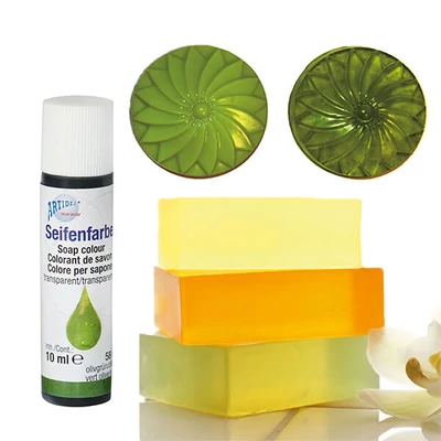 Săpun  lichid colorant, 10 ml - verde masline