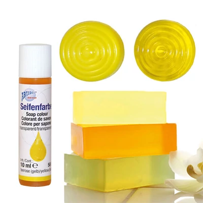 Săpun  lichid colorant, 10 ml - galben