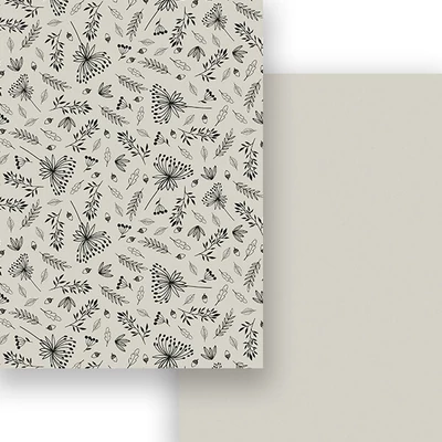 Carton foto, A4 - grey-line, de vis, negru