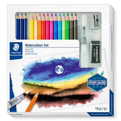 Set de creioane acuarelă Staedtler Design Journey