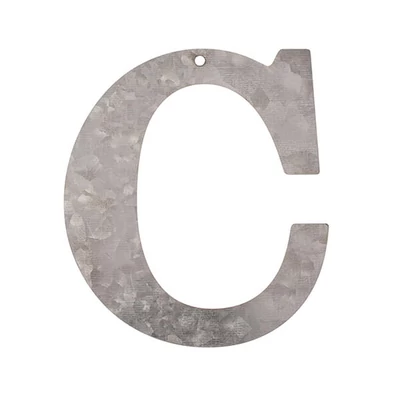 Litera din zinc - C, 12 cm