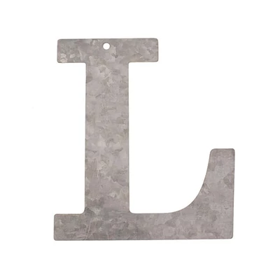 Literă din zinc - L, 12 cm